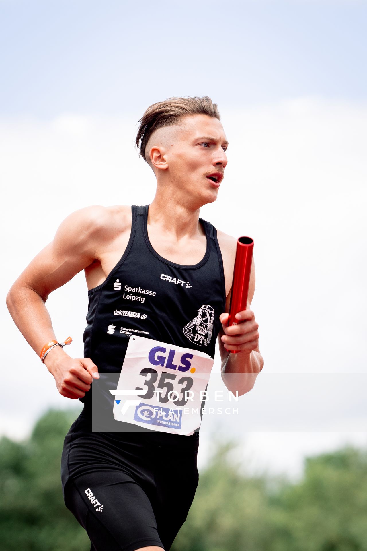 Artur Beimler (SC DHfK Leipzig e.V.) am 29.05.2022 waehrend der Deutschen Meisterschaften Langstaffel im Otto-Schott-Sportzentrum in Mainz